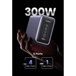 UGREEN-SUPER-CARGADOR-PARA-ESCRITORIO-300W-1-USB-A---4-USB-C-CD333