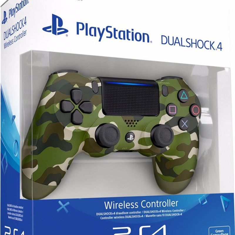 SONY-CONTROL-PS4-ORIGINAL-GREEN-CAMOUFLAGE-