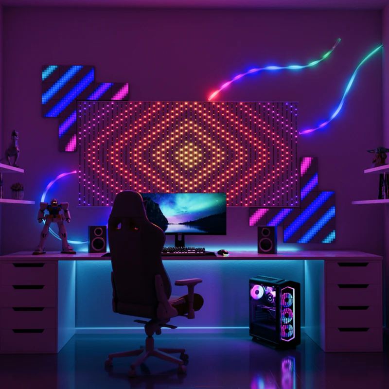 TWINKLY PANELES DE EXTENSION X3 LED RGB SQUARES TWQ064STW-03-BAD ...