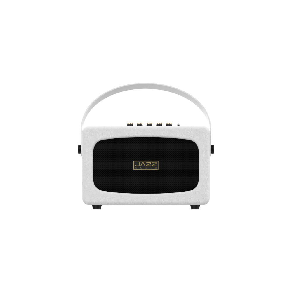 JAZZ AUDIO PARLANTE PORTABLE THE FRONT MAN BLANCO