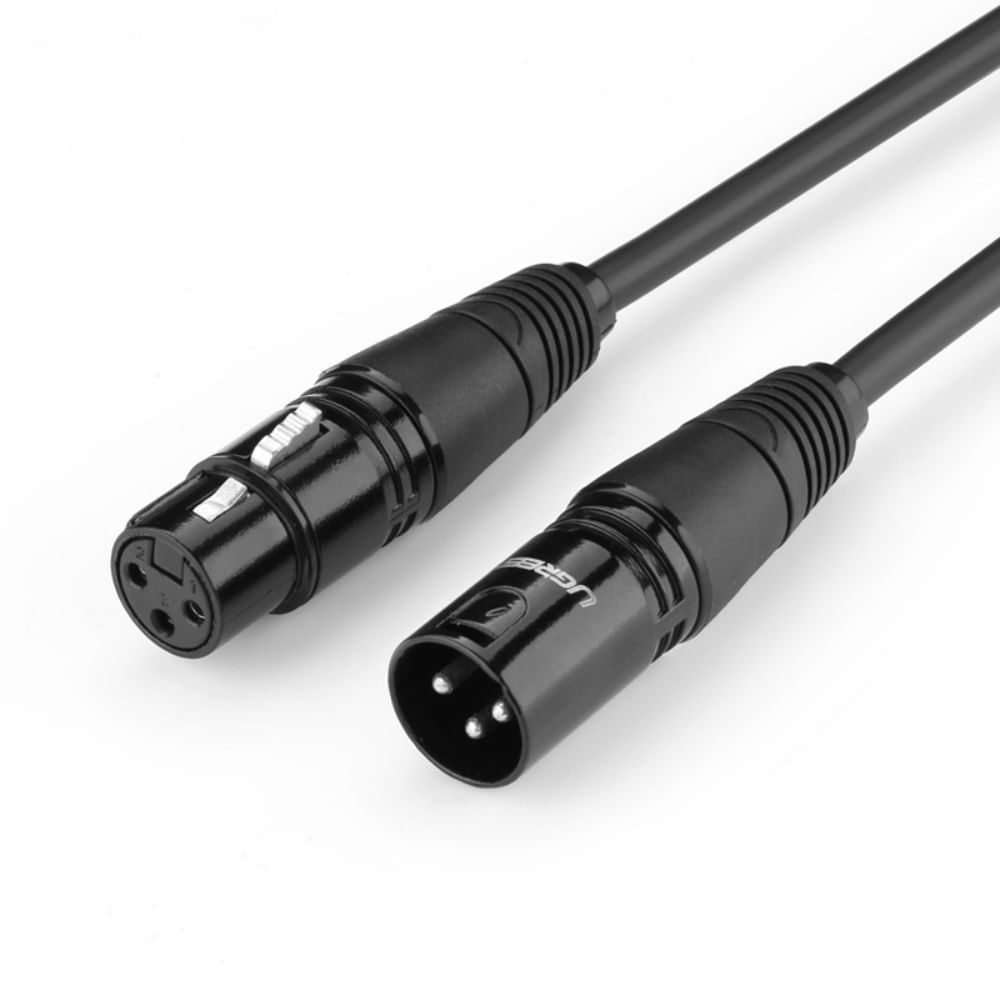 UGREEN CABLE DE AUDIO M/H XLR/XLR 3M BLACK AV130