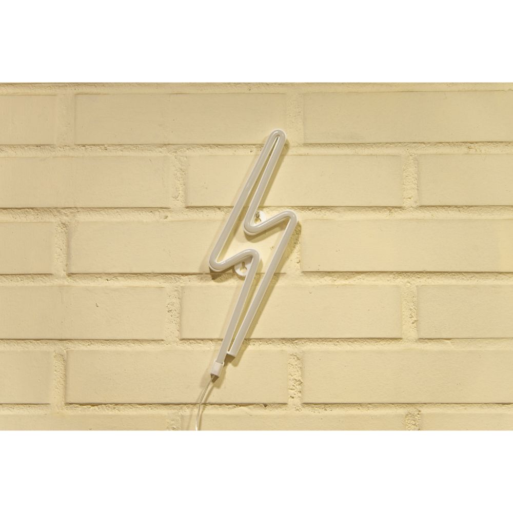 LETRERO ESTILO NEON RAYO 2 (AMARILLO/USB/30X17,5CM) | smartstore.cl
