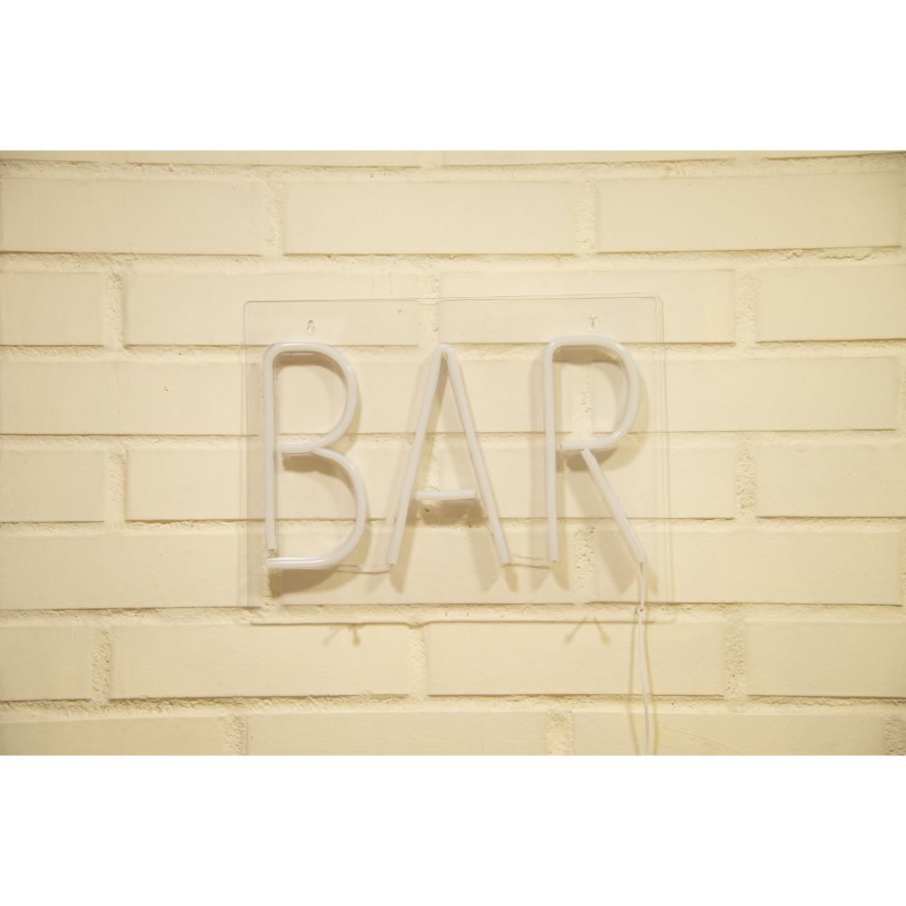 LETRERO ESTILO NEON BAR (USB/40X30CM)| smartstore.cl