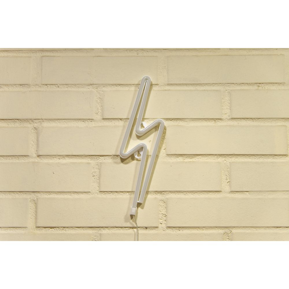 LETRERO ESTILO NEON RAYO 2 (ROSADO/USB/30X17,5CM) | smartstore.cl